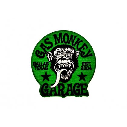 Patch Gas Monkey Garage Dallas Texas Flicken Aufnäher Aufbügeln Bügelbild Gasmonkey1