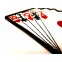 Patch Poker Karten Herz As Gambler Flicken Aufnäher Aufbügeln Bügelbild Cards2