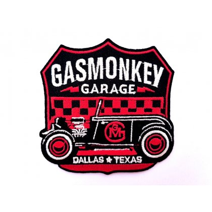 Patch Gasmonkey Garage Dallas Texas GMG Flicken Aufnäher Aufbügeln Bügelbild texas