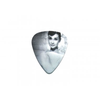 Plektrum Audrey Hepburn U-Boot Kragen Hollywood Ikone Diva Gitarrenplättchen 19