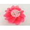Haarblume Pink Blüte Spange Pin Haarclip 50er Jahre Frisur Rockabilly Sixties IMG_20210317_115913