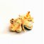Brosche Pin Hummel Orange Grün Gold Biene Insekt IMG_20210318_111542