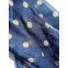 Schal Marine Blau Beige Transparent Blau Vintage Retro Polkadots Marine  20170329_125937