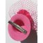Minihut Fascinator Schleier Schmetterling Pink Burlesque Rockabilly Pin Up 20180419_095003