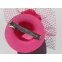 Minihut Fascinator Schleier Schmetterling Pink Burlesque Rockabilly Pin Up 20180419_095009