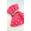 Haarschleife Masche Spange Pink Weiss Dots Brosche Schmetterling Vintage Rockabilly Haare  Schleife pink1